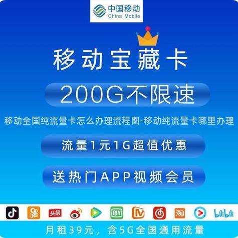 移动卡流量手机卡