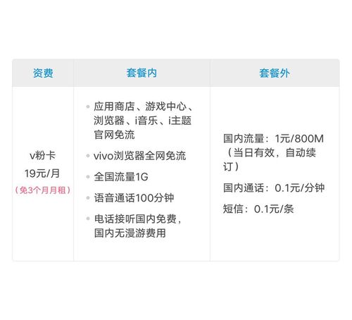 v粉卡有多少通用流量