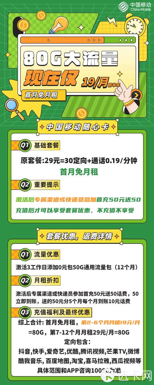 星卡随心版流量包括哪些