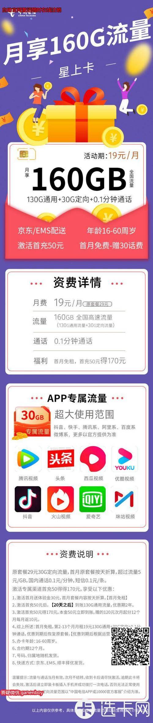 视频流量卡包
