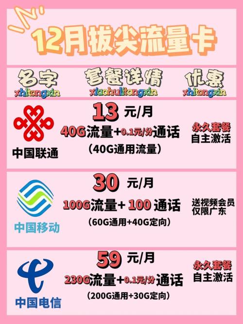 移动王卡霸王卡流量