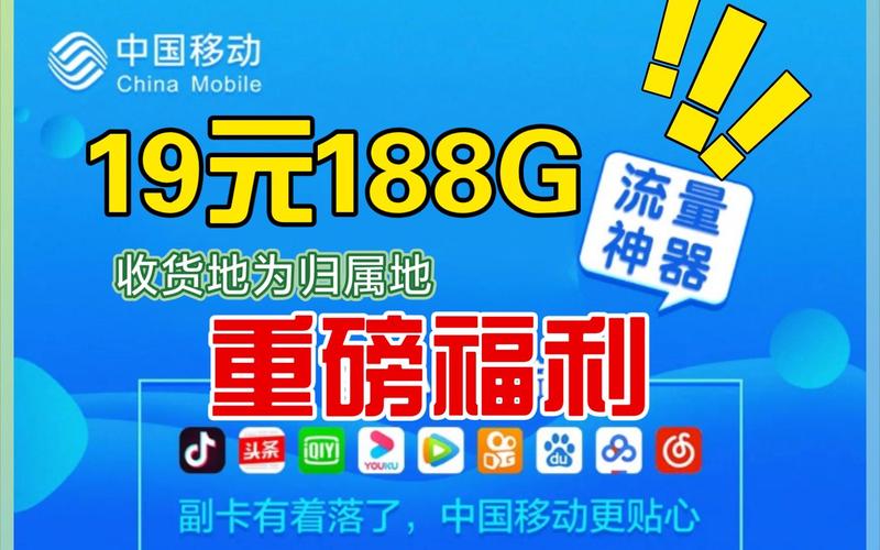 19元移动卡流量卡