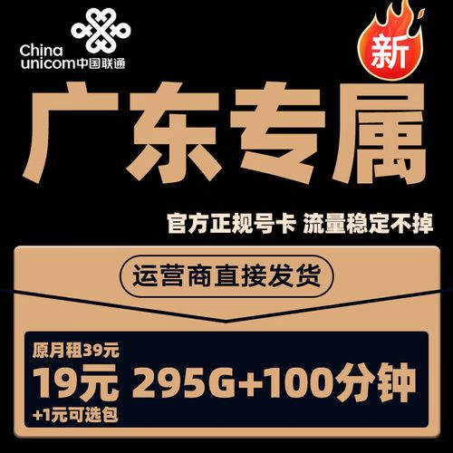 19元办流量卡联通卡