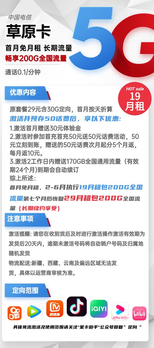 电信卡19卡流量套餐