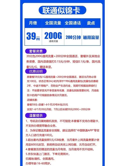 联通流量卡推荐卡