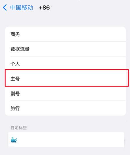 苹果用流量切换主副卡