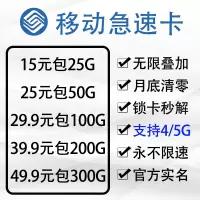 移动流量卡不限速卡