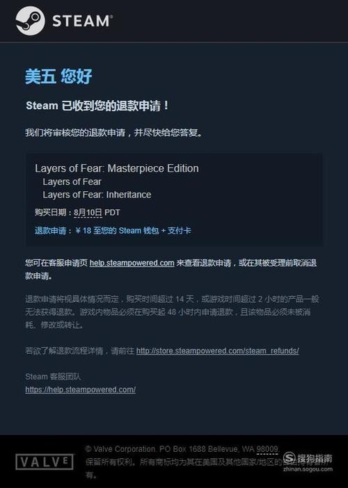 steam怎么退款?