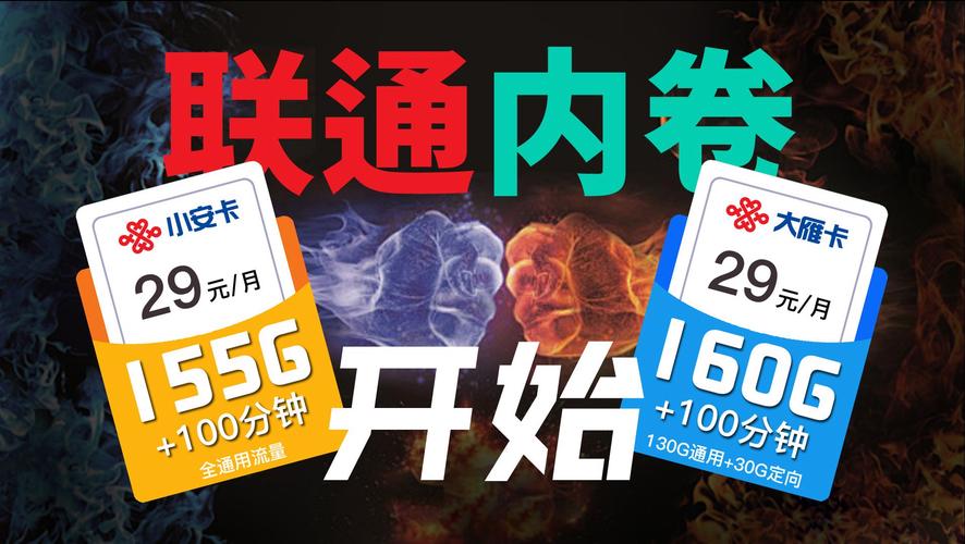 联通流量分钟套餐推荐卡