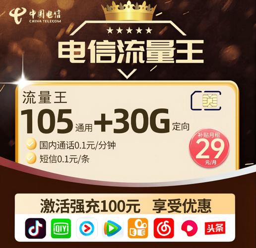 黑龙江29元流量王，星卡流量版29元