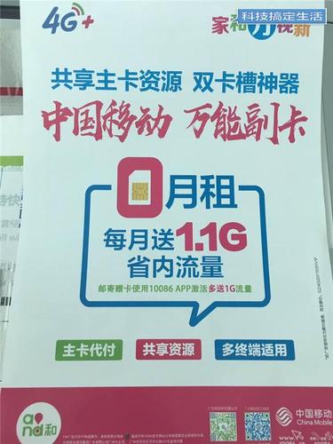 中国移动副卡流量
