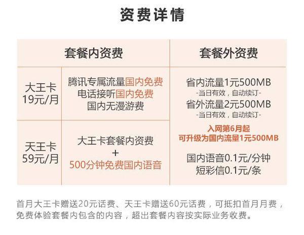 腾讯大王卡微信中哪些免流 移动王卡微信免流量吗