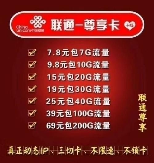 流量卡升级套餐