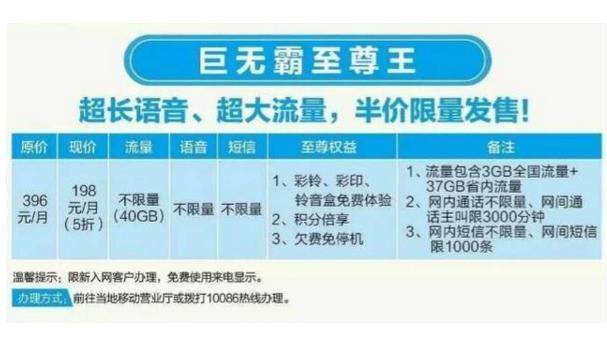 类似巨无霸流量卡