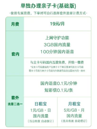 联通亲子卡怎么加流量包