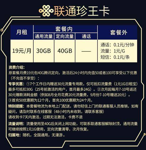 联通王卡可以充流量吗