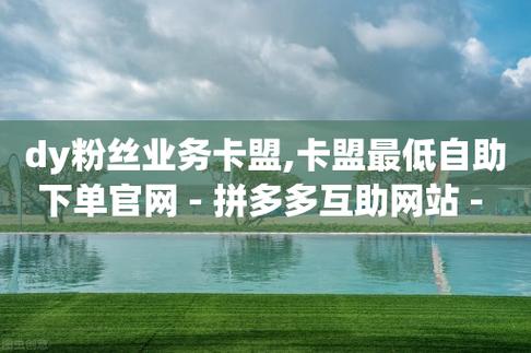 抖音自助业务全网最低(自助下单dy)