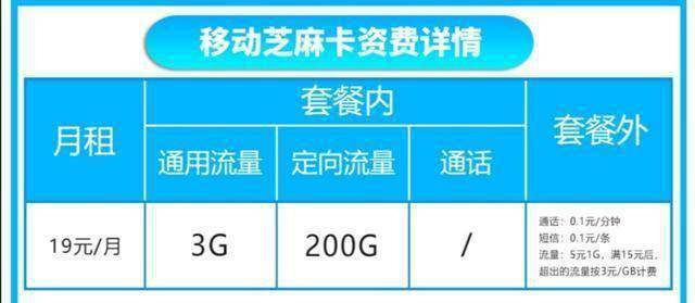 芝麻c流量卡