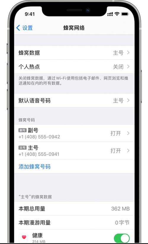苹果13双卡咋使用流量