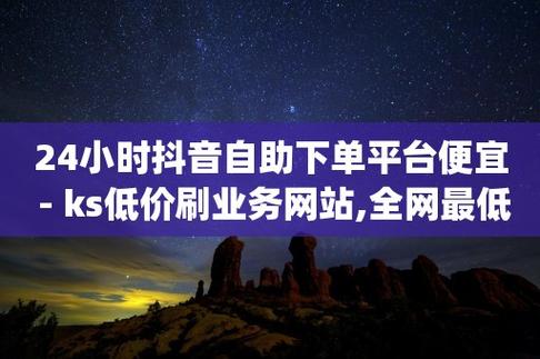dy24小时自助服务平台,dy自助下单全网最低