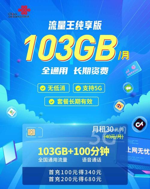 流量至尊王卡100g