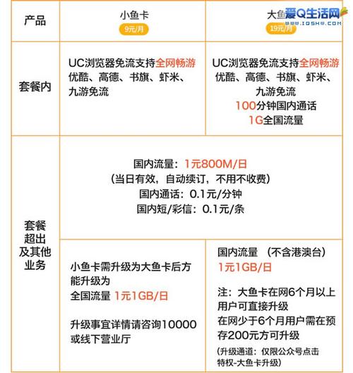 uc大鱼卡流量怎么记费