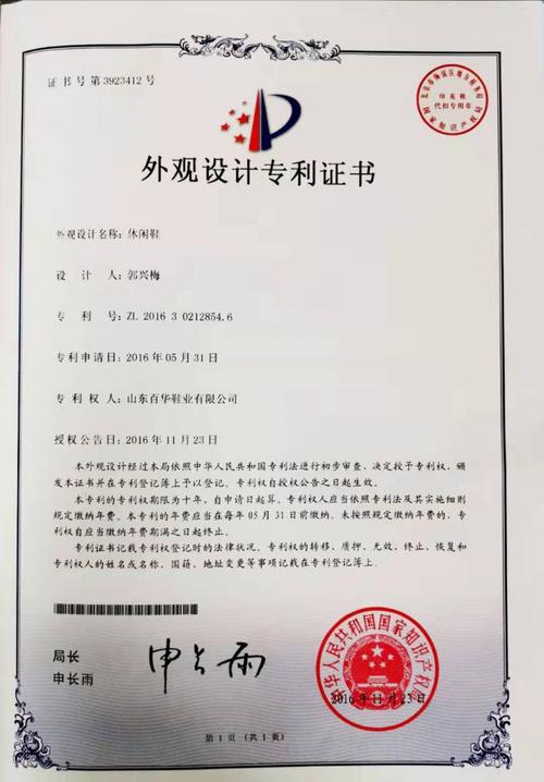 网鞋申请专利能过吗