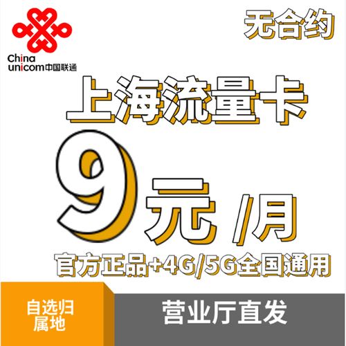 上海联通大王卡流量卡