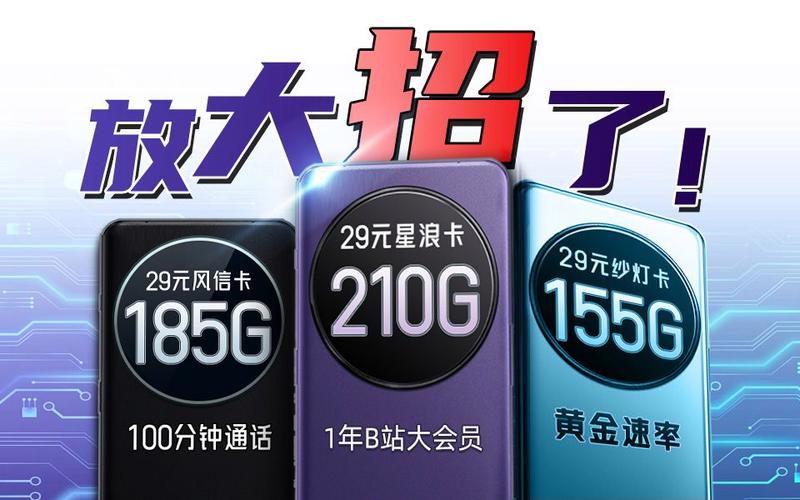 b站广告联通大流量卡