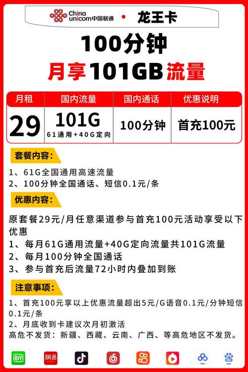 王卡买哪个流量包划算