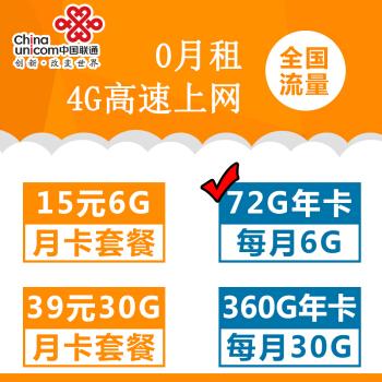 流量月卡和年卡