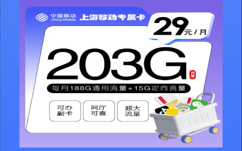 移动卡大流量卡合集