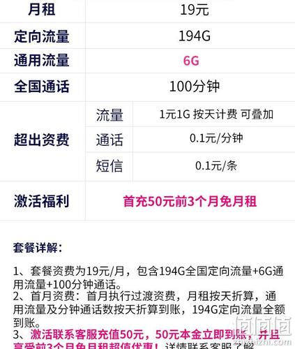 电信王卡流量怎么计算钱