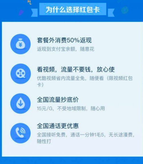 蚂蚁流量红包卡怎么样