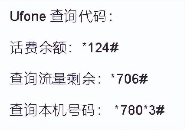 ufone卡 流量套餐