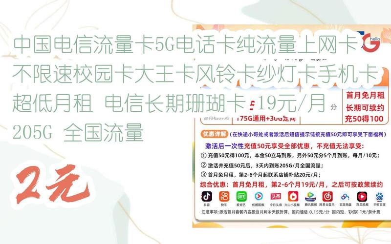校园卡流量卡 电信