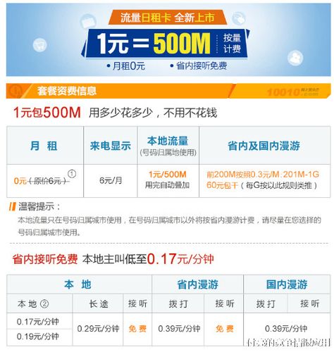流量日租卡怎么扣费