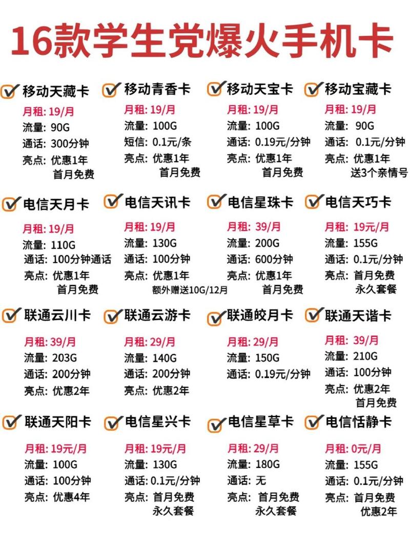 学生党流量卡怎么用划算