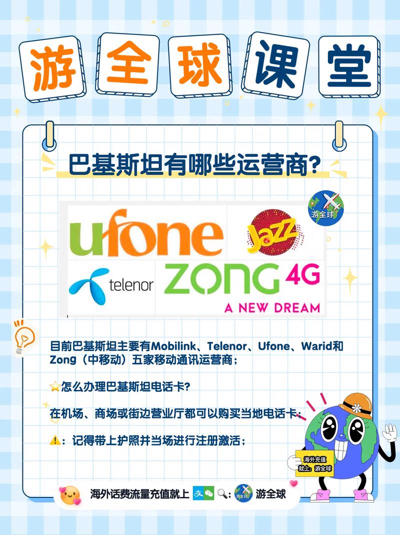 巴基斯坦电信卡开通流量