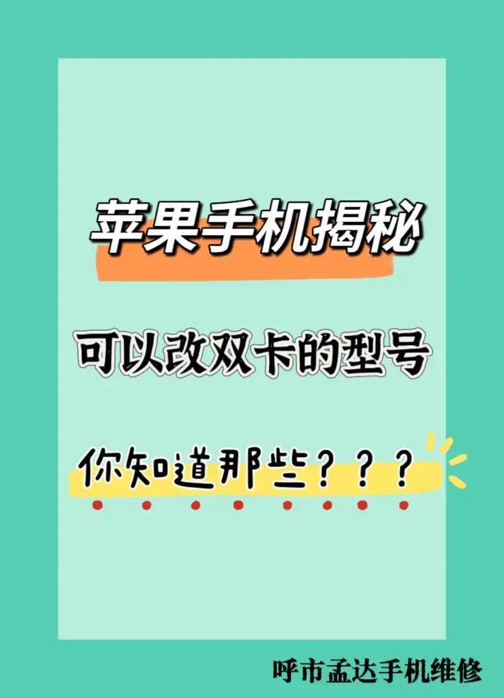 苹果可以装双卡不用流量