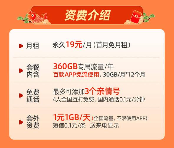 移动花卡多少流量不收费