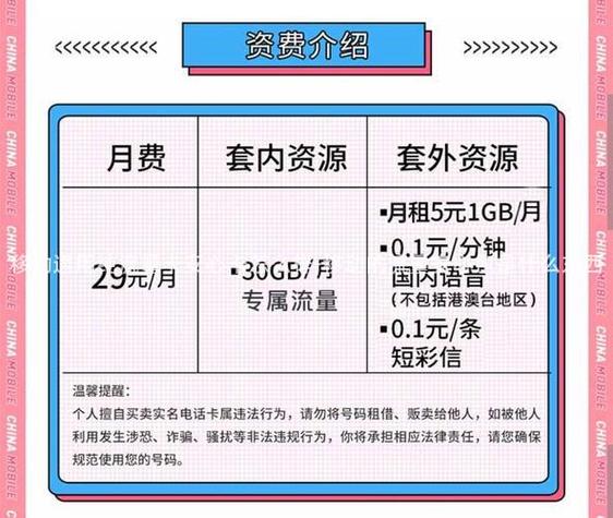 移动安心流量卡咋样