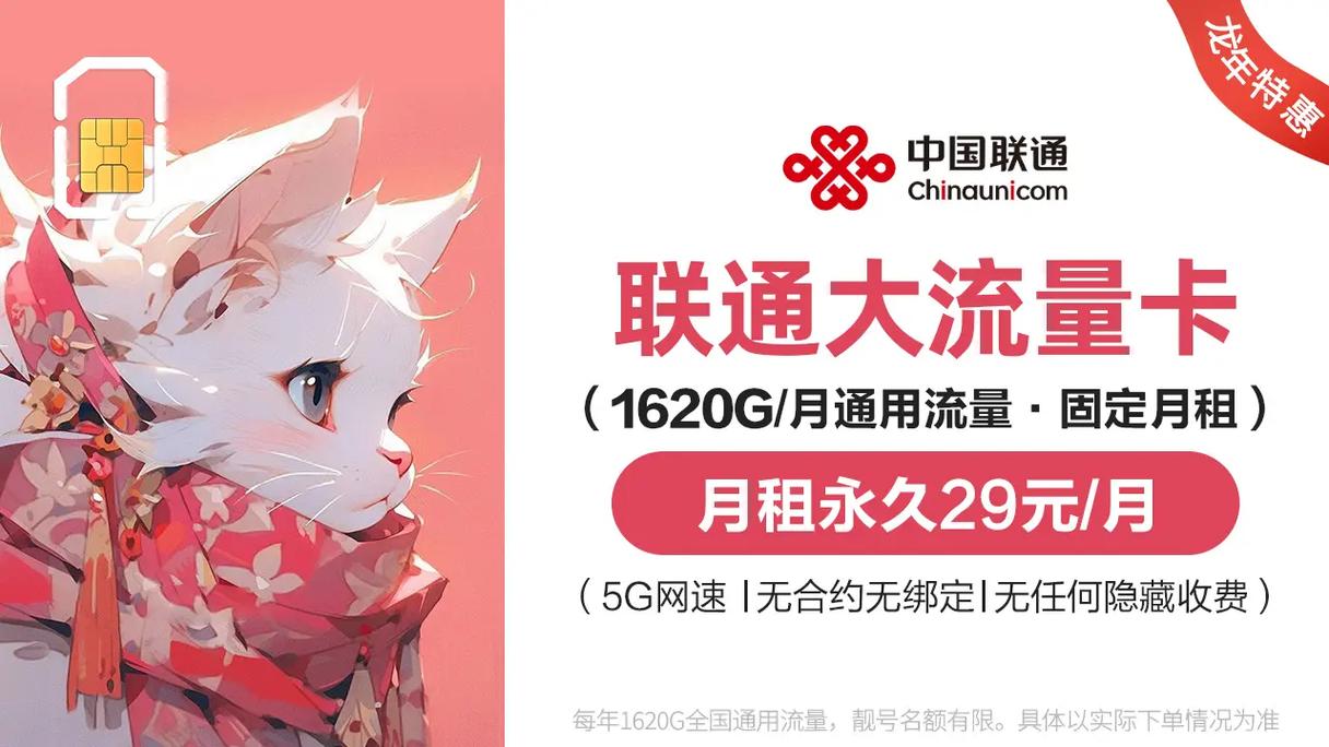 龙年流量卡，联通如何助力你的数字生活飞跃？