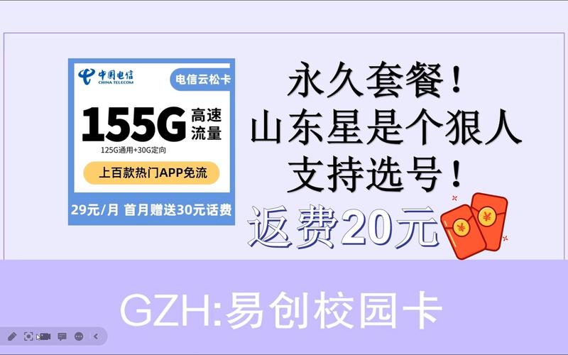 流量卡移动山东星