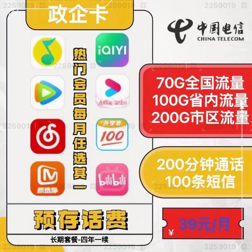 福建电信政企卡无限流量