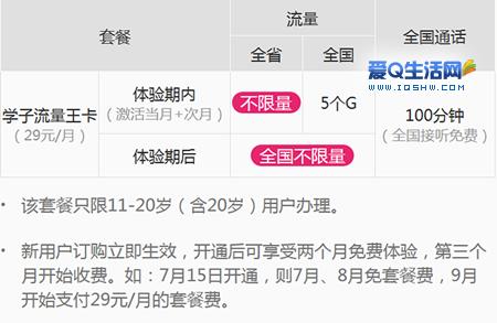 重庆学子流量王卡