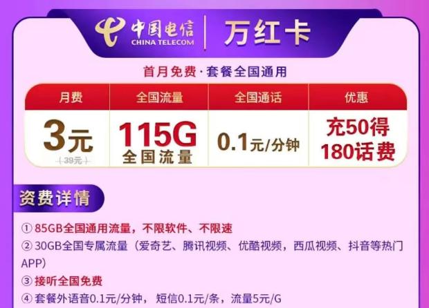 流量神卡套餐论坛