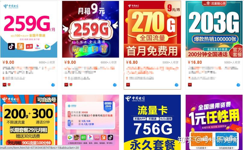 流量季卡每月几元