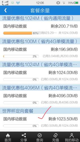 移动定向王卡怎么用流量