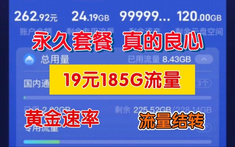 19元终身流量卡